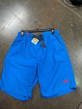 Men’s Size Medium Swim Trunks…Royal Blue with drawstring in waist